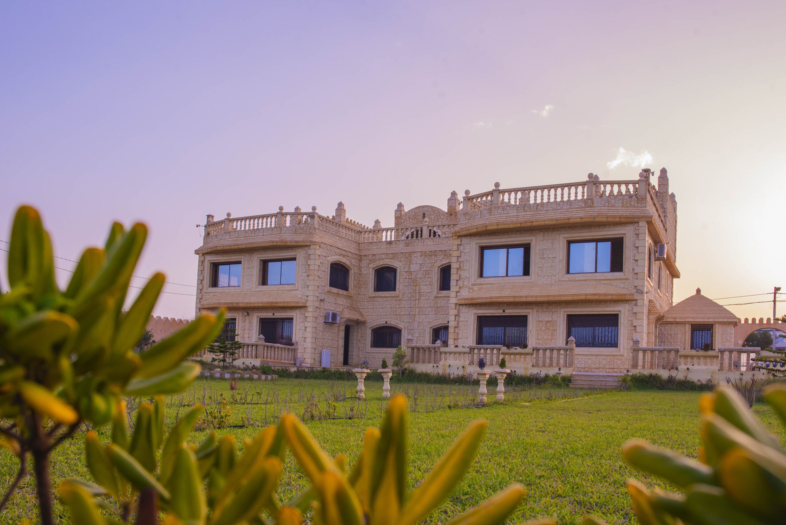 photo exterieur de notre residence le chateau a haouaria en tunisie